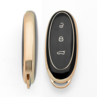 Étui de protection complet pour clé de voiture GZ DOMI, style luxueux, léger, brillant, en TPU transparent, avec boutons, pour Dongfeng Nammi Box, accessoire de voiture