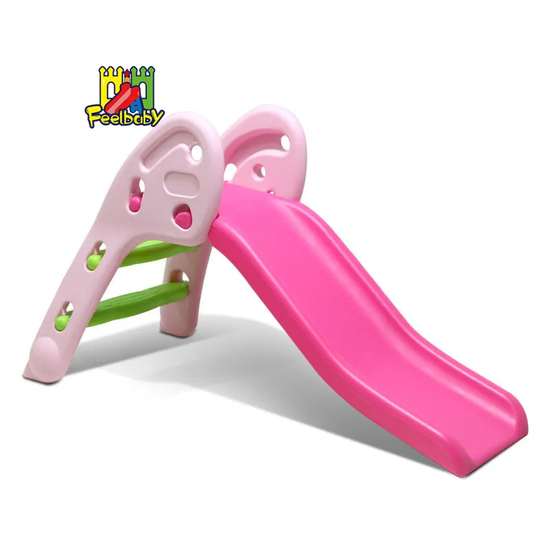 Feelbaby bébé enfants en plein air toboggan pliant et haute qualité enfants en plastique ride sur jouet animal pour enfants