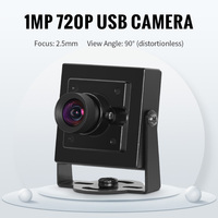 3200 1054 1MP 2,5mm 90 grados Reconocimiento facial sin distorsión 720P UVC HD Plug and Play Mini módulo de cámara USB industrial