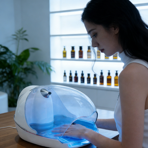 MissGel Machine de Soin des Mains Haute Qualité à Capsules Anioniques, Lumière Rouge & Bleue, Vapeur, Cabine de Régénération au Collagène pour la Beauté des Ongles - Product Image 4