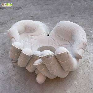 YOUFINE Scultura da Esterno Grande Mano Intagliata in Marmo Intorno ad un Albero - Product Image 5