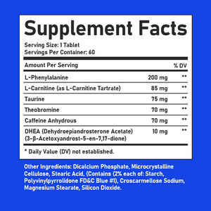 Cápsulas de Supresión del Apetito de Marca Privada con L-Fenilalanina, Tabletas para Aumentar el Metabolismo y Controlar el Deseo de Comer - Product Image 3