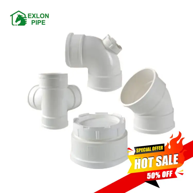 4 Inch Bunnings Fish Tank Piscines Socket Valves Y Glue Pvc Pipe Tee Fittings Catalogue de prix pour les tuyaux de drainage des eaux usées