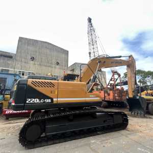 Bonne qualité Corée du Sud 22 tonnes excavatrice Hyundai 220 utilisée excavatrice Hyundai d'occasion en vente bon marché - Product Image 5