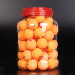 60er Pack 3-Sterne-Tischtennis bälle ABS 40 Tischtennis bälle Fort geschrittenes Training PingPong-Ball Weiß Orange ABS-Kunststoff