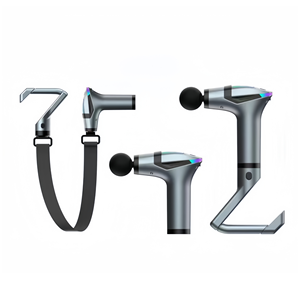 Pistolet de massage facial sans fil à percussion avec poignée ergonomique détachable et têtes de massage, conçu pour la récupération quotidienne après l'entraînement - Product Image 5