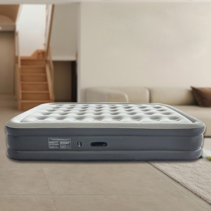 ที่นอนเป่าลม PVC แบบคู่พับได้ทันสมัยเป่าลมแบบเป่าลมได้พร้อมปั๊มไฟฟ้าในตัว - Product Image 3