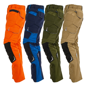 Pantalons <span class=keywords><strong>de</strong></span> <span class=keywords><strong>travail</strong></span> pour hommes sur mesure, multi-poches, avec logo imprimé, extensibles et respirants, pour la construction - Product Image 1