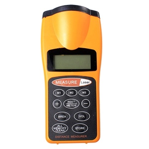 Minimedidor de distancia ultrasónico Lcd portátil, medidor de distancia con <span class=keywords><strong>puntero</strong></span> láser - Product Image 2