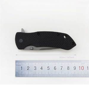 Couteau de poche pliant gris à lame Aus8 japonaise en titane de marque fiable de Taiwan pour l'exportation - Product Image 4
