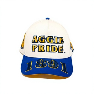 หมวกแก๊ป North Carolina A&T Aggie Pride แบบ Snapback ปรับขนาดได้ ปีกแบน หมวกเบสบอล สำหรับแฟนกีฬามหาวิทยาลัย ปักโลโก้ - Product Image 3