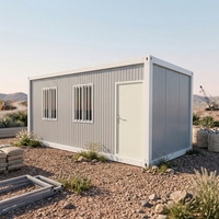 Maison conteneur préfabriquée modulaire portable en kit pour hôtel, bureau, garage moderne et local de stockage