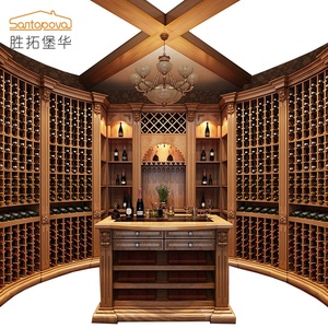 Luxe personnalisation cave à <span class=keywords><strong>vin</strong></span> Style Classique Design Chambre à <span class=keywords><strong>Vin</strong></span> En Bois Vitrines - Product Image 1