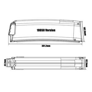 Batterie de remplacement pliable <span class=keywords><strong>Sinch</strong></span> EBike 48V 10.4Ah 12Ah 14Ah Li-ion batterie de vélo pliant pour moteur 250W 500W 750W 1000W - Product Image 2