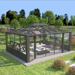 Vente flash : <span class=keywords><strong>Solarium</strong></span>, jardins d'hiver, serre en verre, prix de la serre, véranda autoportante pour 4 saisons - Product Image 5