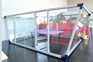 LDK อุปกรณ์เล่นเทนนิสทำจากเหล็กและกระจกสำหรับเล่นกีฬาในร่มแบบพาโนรามา - Product Image 5