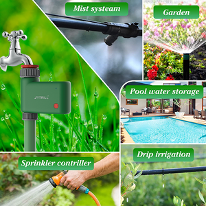 Aplicación inalámbrica inteligente Tuya, temporizador de agua inteligente, rociadores, sistema de controlador ZigBee de riego por goteo para plantas de césped y jardín - Product Image 4