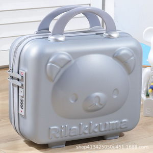 Maleta Mini de 14 Pulgadas al por Mayor 2023, Diseño de Oso de Dibujos Animados, ABS Impermeable, Cierre de Cremallera, Varios Colores, Equipaje de Mano, Maquillaje - Product Image 5