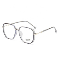 Nuevas gafas cuadradas antiluz azul de moda, montura óptica retro con lentes transparentes, gafas para ordenador, compatibles con todas las formas de cara