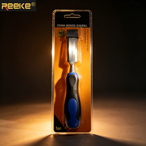 Ciseau à bois REEKE DIY de qualité professionnelle avec pointe en acier droite et manche en plastique 127 mm Garantie d'un mois - Product Image 2