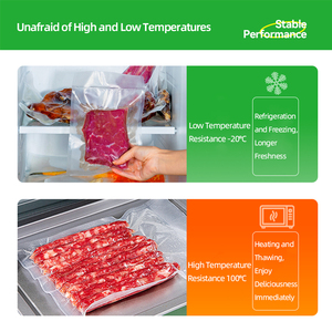BPA-Free 8x12 Inch Household Vacuum Sealer Bags High Quality for Frozen Food for Milk Jelly Canned Food Storage - Product Image 2