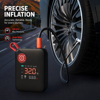 Démarreur portable pour moto et voiture 800A Peak, gonfleur de pneus 150 PSI, batterie externe 7200 mAh, outil d'urgence pour véhicules essence 4.0L et diesel 2.5L