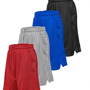 Double <b>Layer</b> Drawstring Phone Pocket Hot Shorts Quick Dry Lightweight Breathable Stylish Unisex Gym Running Training Shorts - Product Image 3