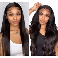 New <strong>Best</strong>-<strong>selling</strong> Models Lace Front <strong>Wigs</strong> Black Long Straight Curly High Temperature Silk Rose Net Head Set