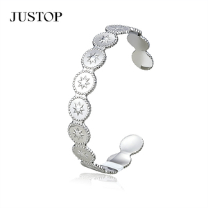 กำไลข้อมือสแตนเลสสตีลอัลลอยด์ JUSTOP ดีไซน์ถักแบบทันสมัยสำหรับทุกเพศ แฟชั่นสำหรับผู้หญิง - Product Image 5
