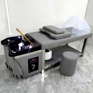 KISEN Headspa Sofá Comercial para Oficina, Mostrador de Recepción, Muebles de Belleza, Set de Salón, Cama de Lavado de Cabello para Peluquería - Product Image 1