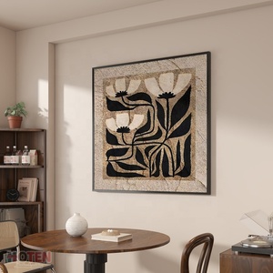 <span class=keywords><strong>Arredamento</strong></span> <span class=keywords><strong>moderno</strong></span> per la casa di fascia alta Maillard retrò antico arancio Texture floreale arte della parete dipinti su tela per soggiorno olio di fiori - Product Image 5
