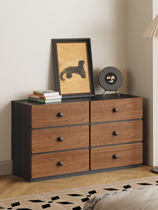 Cassettiera <span class=keywords><strong>in</strong></span> Legno Massello Stile Medievale, Mobile Contenitore Moderno Minimalista per Soggiorno, Mobile <span class=keywords><strong>TV</strong></span>, Comodino per Camera da Letto - Product Image 5