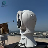 Caméra de détection de drones longue portée avec suivi IA, photoélectrique et thermique, portée visible 5 km, thermique 2 km, pour aéroport