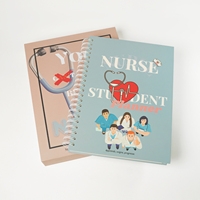 Carnet de notes personnalisé pour étudiants en soins infirmiers 2026 – Agenda hebdomadaire et journalier à spirale pour objectifs d'étude, guide d'étude, cahier scolaire, cadeau