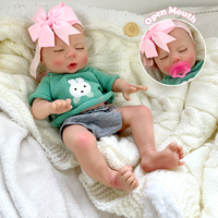 Poupée Reborn Prématuré en Silicone Souple de 30 cm (12 po) avec Détails Faciaux Délicats, Faite à la Main pour Collectionneurs de Prématurés