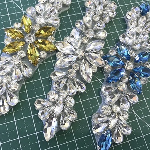 S620 Rhinestone vạt áo đính bạc mới nhất pha lê Bridal đính vạt áo Rhinestone - Product Image 6