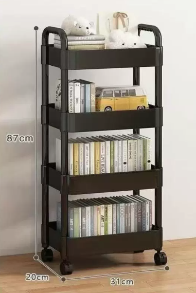 black four-tier [with free pulley]