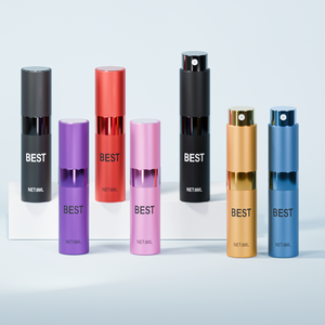 Lege 5ml 8ml 10ml 15ml 20ml ronde aluminium navulbare parfum verstuiver spuitfles voor op reis - Product Image 4