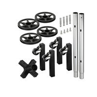 Pneu de porte-pneu mobile sans poignée personnalisé 4 pneus jusqu'à 225mm Type de démantèlement complet en usine de Chine