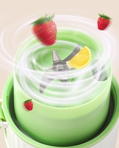 Hochwertiger 480ML USB-Aufladbarer Mini-Elektro-Entsafter Tragbarer Mixer für Obst- und Gemüsesaft Umweltfreundlicher Automatischer Mixer - Product Image 4