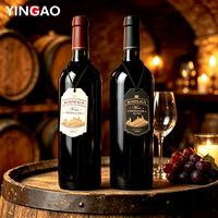 Étiquettes suspendues découpées sur mesure de qualité professionnelle, style vintage pour bouteille de vin rouge, pour emballage cadeau, impression de logo et de motifs sur carte