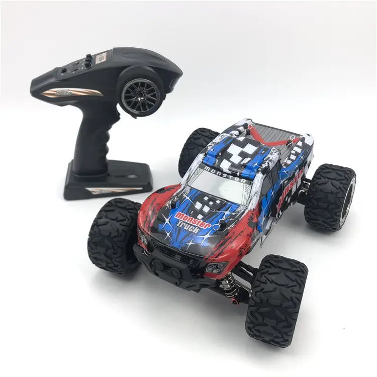 1:16 Full Scale 2.4G Electric Monster Truck RC Racing Car 4WD Brushless 70KM/H High Speed Big Wheels Racing Car