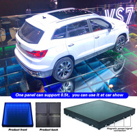 Magnetisches Tragbares 3D LED-Tanzflächenpanel IP54 Interaktive Tanzfläche Pista De Baile LED-Tanzboden für Hochzeiten, DJs und Discos