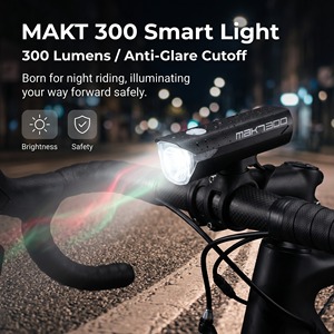 Luz LED para Bicicleta RTS de Alta Calidad, 200 Lúmenes, Recargable Tipo-C, Faro Delantero - Product Image 2