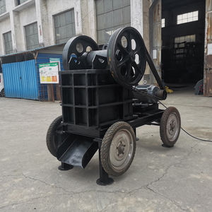 Trituradora de mandíbula tipo neumático móvil pequeña y barata, equipo de procesamiento de minerales y trituradora de mandíbula de piedra en África - Product Image 5