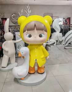 Sculpture de mascotte Panda OEM en FRP pour restaurant, statue commerciale pour devanture de <span class=keywords><strong>magasin</strong></span>, décoration de <span class=keywords><strong>magasin</strong></span> commercial, parc d'attractions - Product Image 3