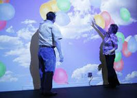 Panel de Pared Interactivo con Proyección para Juegos en Interiores, Panel Sensorial para Niños, Área de Juego Infantil