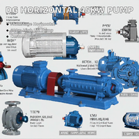 Pompa Sentrifugal Multistage Shen Lan DG Horizontal 45kw 600 Meter High Lift untuk Pasokan Air Listrik, Dapat Disesuaikan, OEM Berkualitas Tinggi