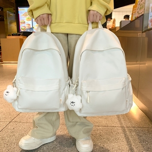 <span class=keywords><strong>Sac</strong></span> à dos décontracté pour <span class=keywords><strong>femme</strong></span>, style campus, grande capacité, fermeture éclair, couleur unie, pour lycéennes, sacs orthopédiques pour livres - Product Image 3