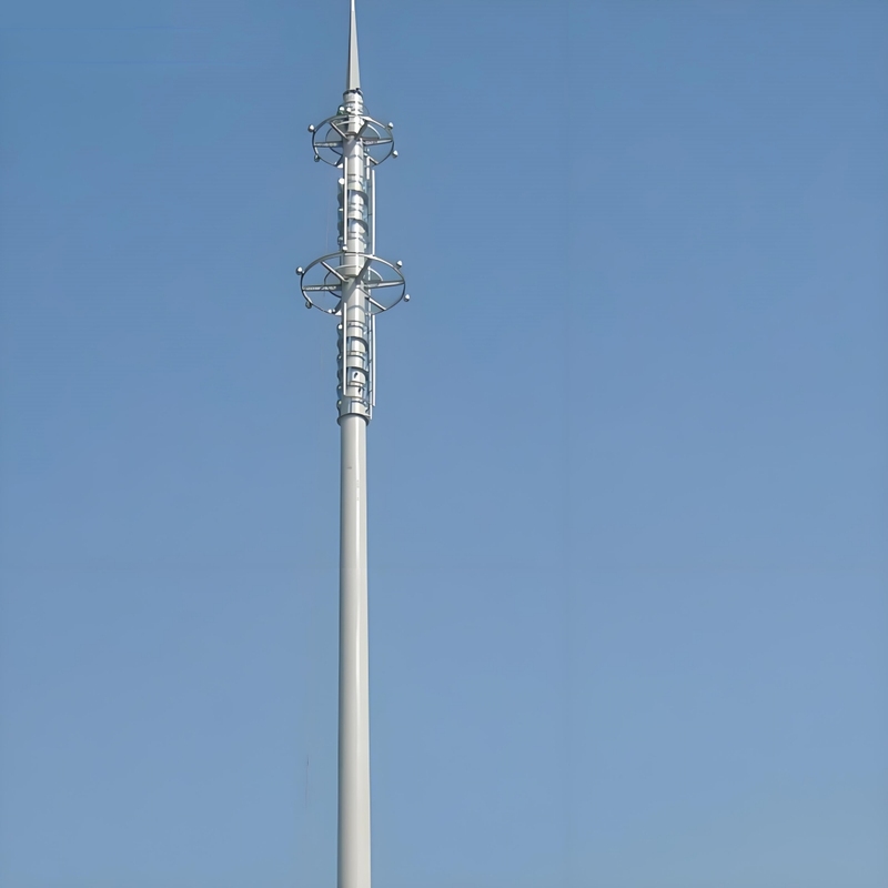 Self Supporting GSM Lightning Rod Angle